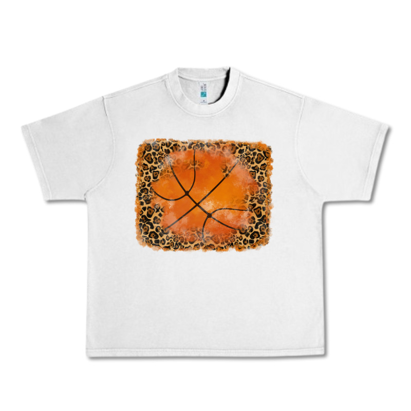 Glitter Leopard Basketball Background Urban Heavy Tee by RanaPortraitStore | Teevron