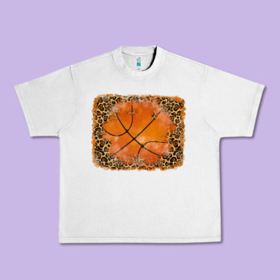 Glitter Leopard Basketball Background Urban Heavy Tee Designed By Ranaportraitstore