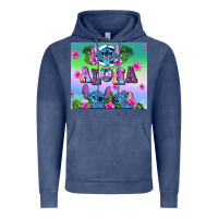 Vintage Denim aloha stitch Vintage Hoodie - AdoDesignShop