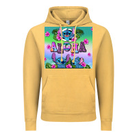 Vintage Mustard aloha stitch Vintage Hoodie - AdoDesignShop
