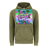 Vintage Olive aloha stitch Vintage Hoodie - AdoDesignShop