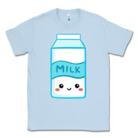 Dusty Blue milk Classic Tee - DesigneFamous
