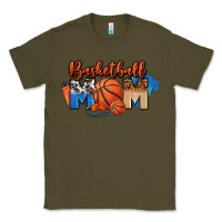 Army Green basketball mom Classic Tee - FaDigitalArtStudio