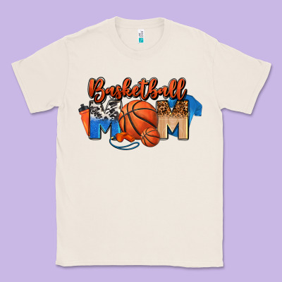 Basketball Mom Classic Tee Designed By Fadigitalartstudio