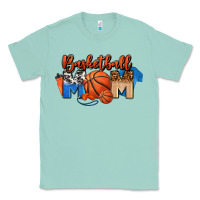 Seafoam basketball mom Classic Tee - FaDigitalArtStudio