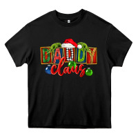 Black Christmas daddy Claus Heavy Core Tee - FaDigitalArtStudio