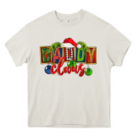 Cream Christmas daddy Claus Heavy Core Tee - FaDigitalArtStudio