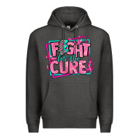 Charcoal Heather fight for the cure Premium Hoodie - AdoDesignShop