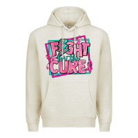 Oatmeal Heather fight for the cure Premium Hoodie - AdoDesignShop