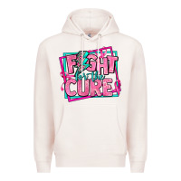 Pale Pink fight for the cure Premium Hoodie - AdoDesignShop