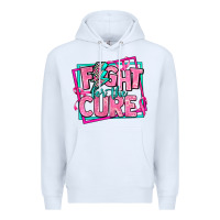 White fight for the cure Premium Hoodie - AdoDesignShop