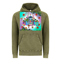 Vintage Olive ohana stitch Vintage Hoodie - AdoDesignShop