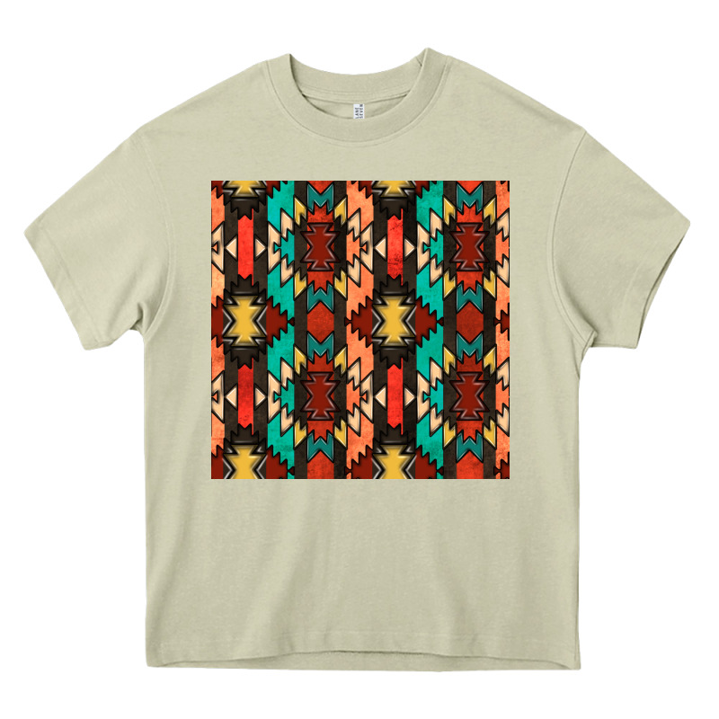 Native American Aztec Seamless Pattern Heavy Core Tee by BundleAndBundleShop | Teevron