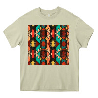 Mossy native american aztec seamless pattern Heavy Core Tee - BundleAndBundleShop
