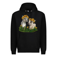 Black baby goats Premium Hoodie - RanaPortraitStore