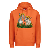 Carrot baby goats Premium Hoodie - RanaPortraitStore