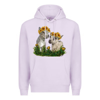 Lilac baby goats Premium Hoodie - RanaPortraitStore