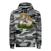 Slate Camo baby goats Premium Hoodie - RanaPortraitStore
