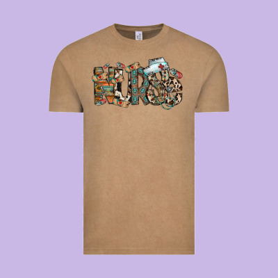 Nurse Western Vintage Tee Designed By Racoondesign