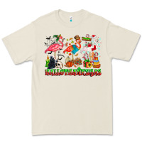 Bone happy hallothanksmas flamingo Premium Tee - CowhideDigitalArt