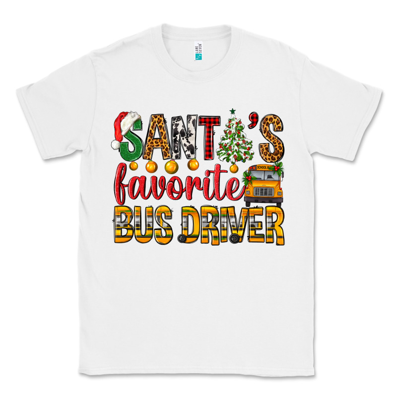 Santa's Favorite Bus Driver Classic Tee by BundleAndBundleShop | Teevron