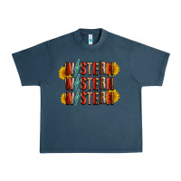 Midnight Navy western sunflower Urban Heavy Tee - RacoonDesign