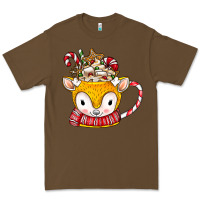 Cacao coffee cups animal Premium Tee - CowhideDigitalArt