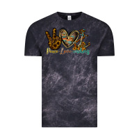 Cloud Black peace love anchors Vintage Tee - RacoonDesign