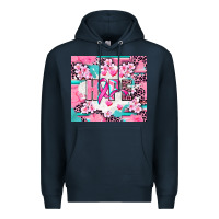 Navy hope breast cancer Premium Hoodie - AdoDesignShop