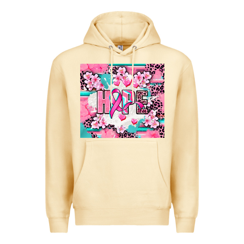Hope Breast Cancer Premium Hoodie by AdoDesignShop | Teevron