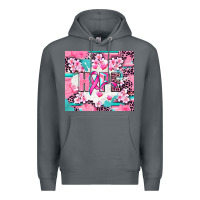 Rock hope breast cancer Premium Hoodie - AdoDesignShop