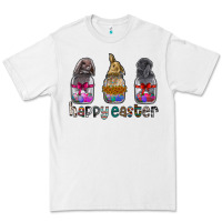White Happy Easter Premium Tee - CowhideDigitalArt