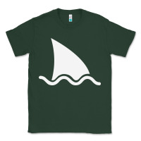 Sports Green shark fin Classic Tee - DesigneFamous
