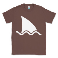 Chestnut shark fin Classic Tee - DesigneFamous