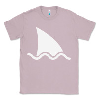 Lilac shark fin Classic Tee - DesigneFamous