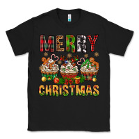 Black merry christmas with cupcake bbs Classic Tee - BundleAndBundleShop
