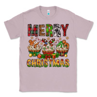 Lilac merry christmas with cupcake bbs Classic Tee - BundleAndBundleShop