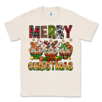 Natural merry christmas with cupcake bbs Classic Tee - BundleAndBundleShop