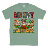 Sage merry christmas with cupcake bbs Classic Tee - BundleAndBundleShop