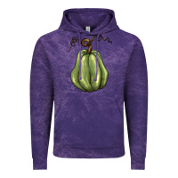 Cloud Purple gourd green pumpkin Vintage Hoodie - BarkalooDesign