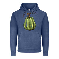 Vintage Denim gourd green pumpkin Vintage Hoodie - BarkalooDesign