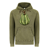 Vintage Olive gourd green pumpkin Vintage Hoodie - BarkalooDesign