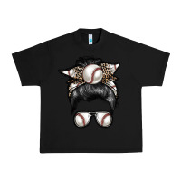 Black baseball mom Urban Heavy Tee - RacoonDesign