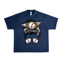 Navy baseball mom Urban Heavy Tee - RacoonDesign