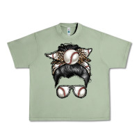 Oil Green baseball mom Urban Heavy Tee - RacoonDesign
