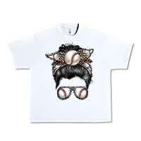 White baseball mom Urban Heavy Tee - RacoonDesign
