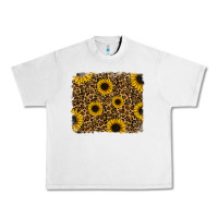 Lunar Rock leopard sunflowers background Urban Heavy Tee - RanaPortraitStore