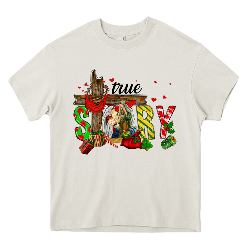 True Story Holy Family Heavy Core Tee by FaDigitalArtStudio | Teevron