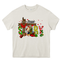 Cream True Story Holy Family Heavy Core Tee - FaDigitalArtStudio