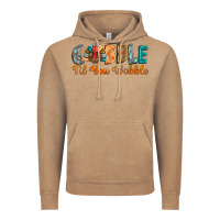 Vintage Coffee gobble till you wobble Vintage Hoodie - BarkalooDesign